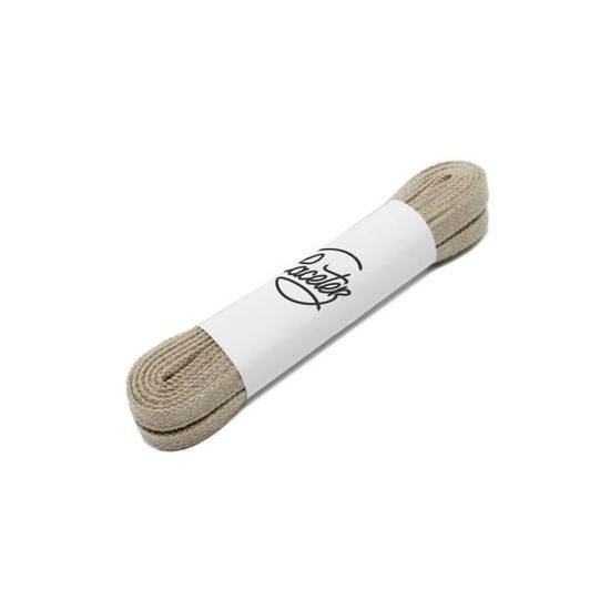 Lacets Plats Beige 90cm 10 trous maximum pour Chaussures ou