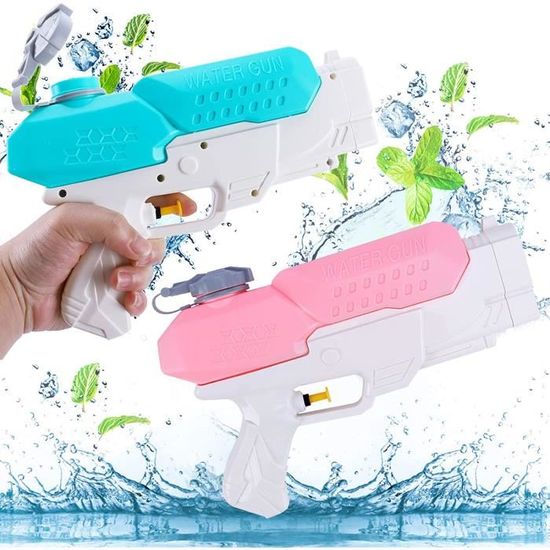Pack De 2 Pistolets à Eau Pour Enfants - Super Soakers Avec Gâchette Confortable, Jouets Été Piscine Et Jardin
