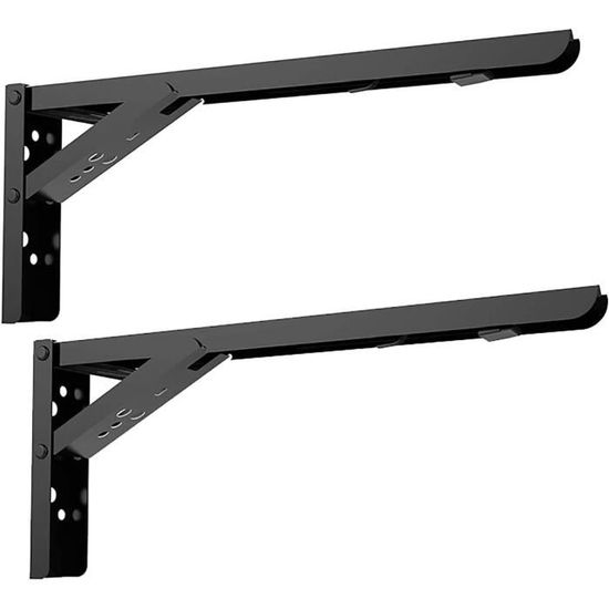 Équerre Rabattable Murale Équerres De Fixation Support Pliable Pour ...