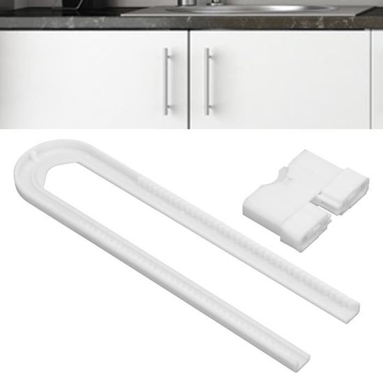 Sécurité Enfant Armoires - Loquets Invisibles Sans Percer - Protection Bébé Pour Meubles, Fenêtre, Cuisine, Salle De Bain