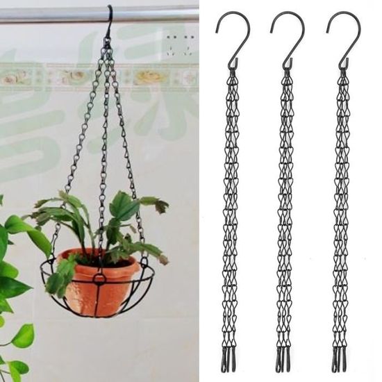 CYA 5 PCS Chaînes De Suspension Rotatives 360° Pour Jardinières Et Paniers Suspendus - Vert