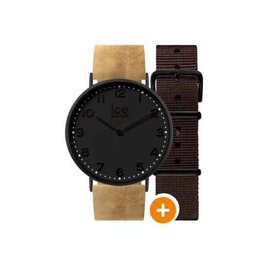 Montre Ice-Watch CITY Folkestone Beige Cuir Quartz Beige