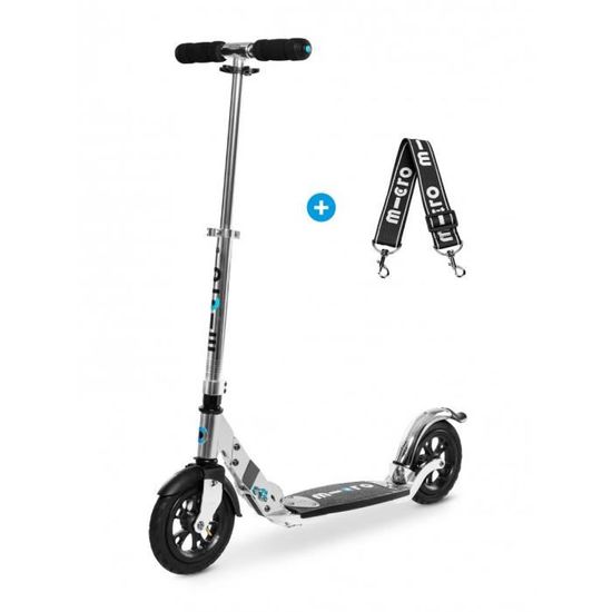 Micro Micro Trottinette classique pour adulte - Grandes roues - Pour les trajets en ville - Pliable - Noir néochrome Micro Micro Trottinette classique pour adulte - Grandes roues - Pour les trajets en ville - Pliable - Noir néochrome