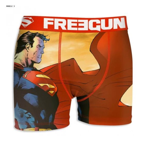 FREEGUN Superman boxer pour homme TAILLE S Multicolor
