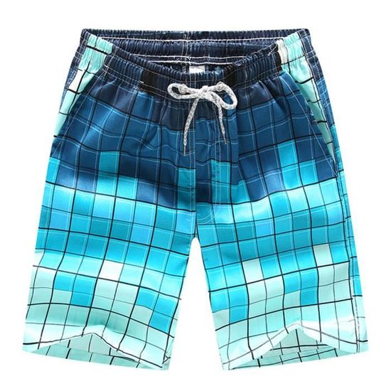 Visesunny Short De Plage Moderne Pour Homme - Séchage Rapide - En Polyester - Décontracté, Flamant Rose., Petit