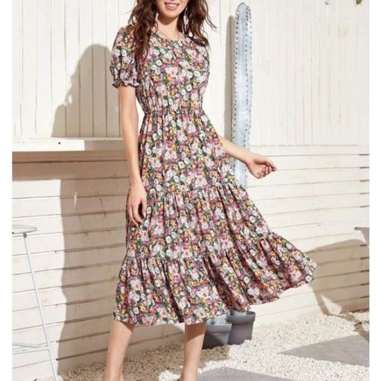 Robe casual Cassis Collection de la taille 44, de couleur imprimés