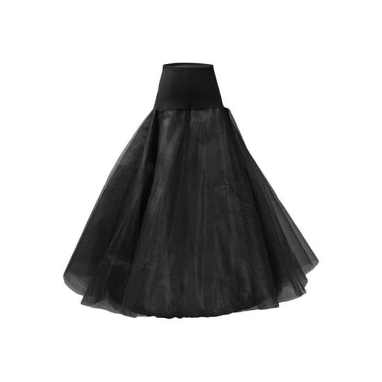 Jupon Crinoline 3 Cerceaux Pour Robe De Mariée - Taille XS-M - Longueur 93 Cm - Cercle Bas 258 Cm