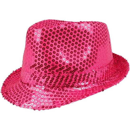 SAIIURV 2 Pièces Chapeau à Paillettes Unisexe Pour Adulte, Tenue