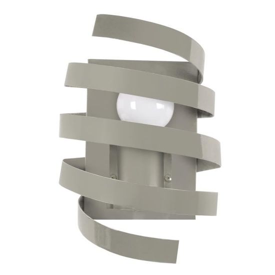 Norme Hauteur Applique Murale Lit Applique Murale Spirale En Metal Hauteur 9 5 Cm Barber Pole Taupe