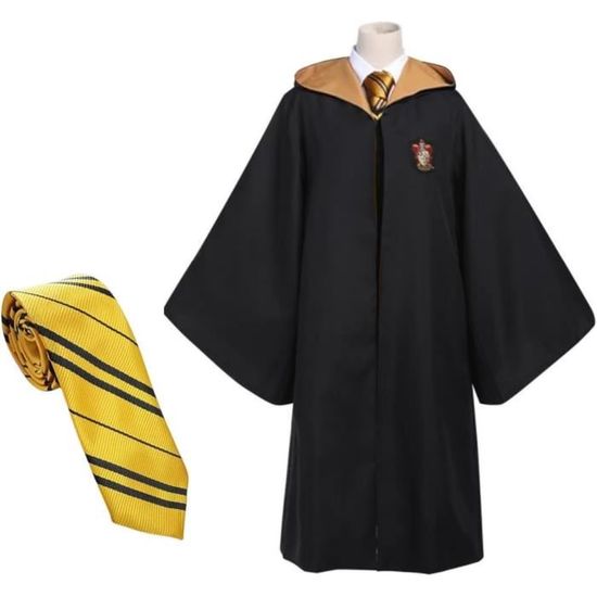 Costume Magicien Adulte Complet - Cape, Chapeau, Baguette, Lunettes - Pour Halloween, Fête, Carnaval