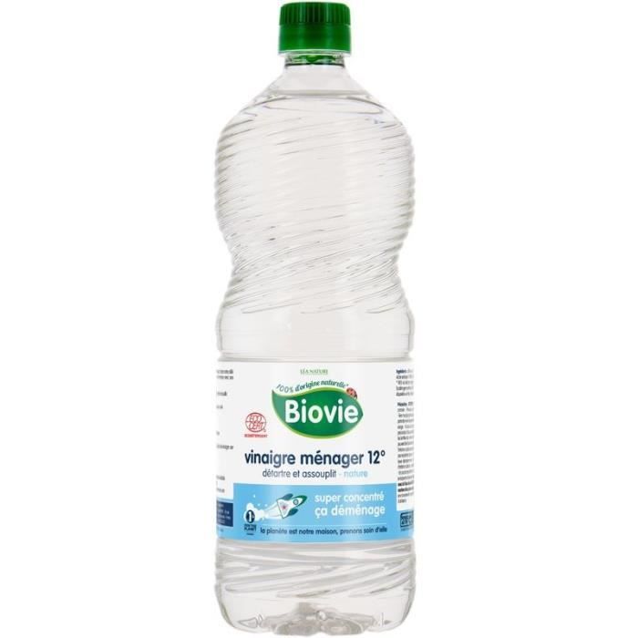 BIOVIE Vinaigre ménager 12° - Nature - 1 L