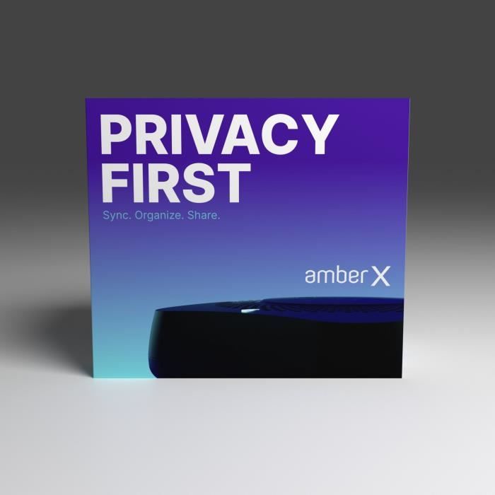 AMBER X - Dispositif intelligent de stockage cloud personnel, 512GB, SSD Ultra-Rapide, Processeur ARM 6 coeurs