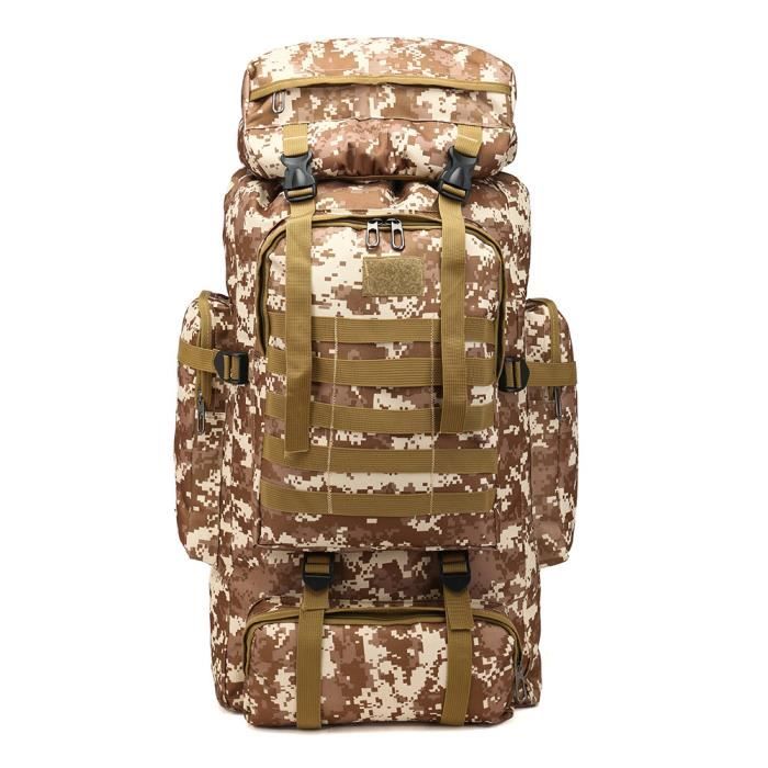Sac à dos de randonnée 60L pour le camouflage en montagne Mo-33