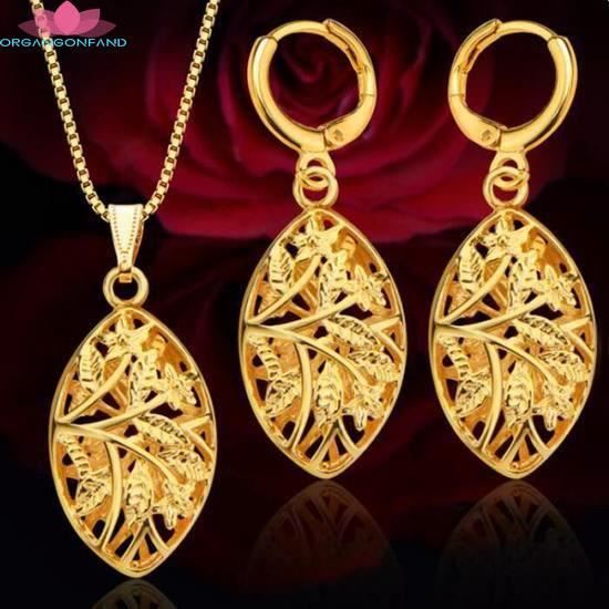 Régler bijoux Femme-Creux en forme de fleur Ensemble de vintage - Le meilleur cadeau pour la fête des mères