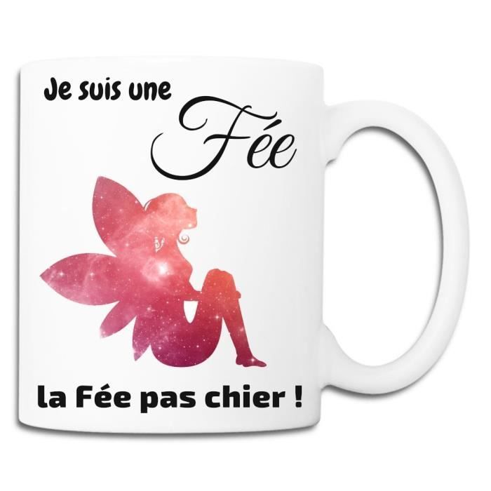 Mug FEE PAS CHIER Blanc