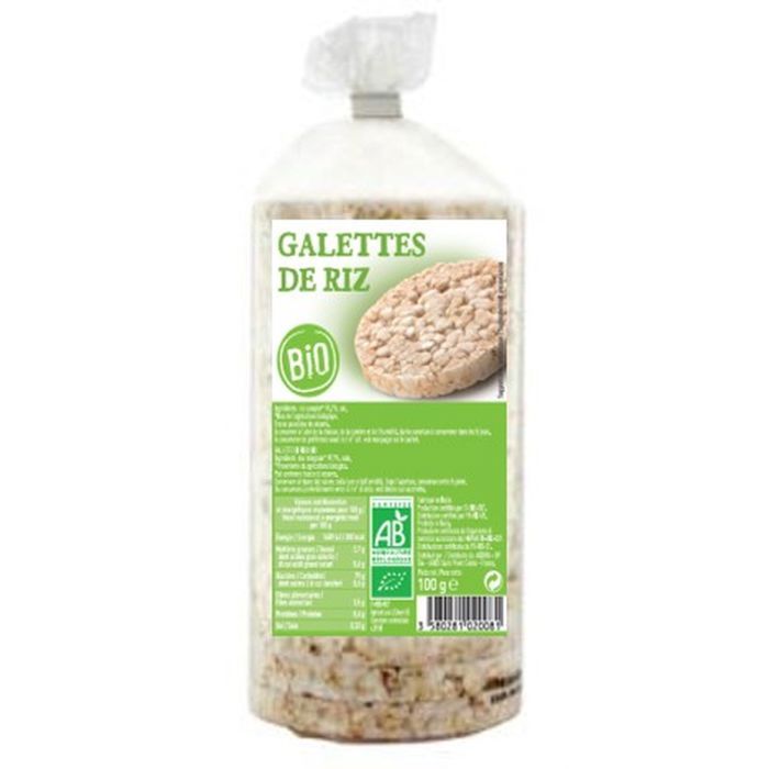 Galettes de riz complet BIO - Agidra - paquet 100g
