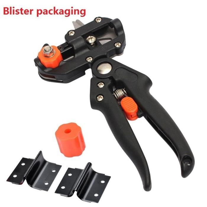Machine à greffer outils de jardin arbre fruitier sécateur avec 2 lames outils de greffe d'arbre sécateur ciseaux ou*YI5155