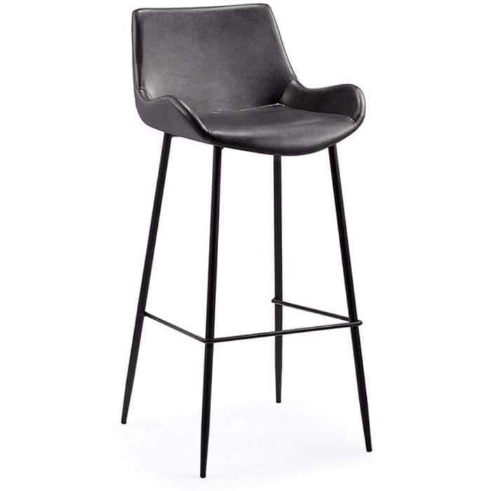 TABOURET DE BAR Élégant Tabouret de Bar Bar Chaise en Fer forgé Accueil Retro Retour Fashion Bar Haut Tabou886