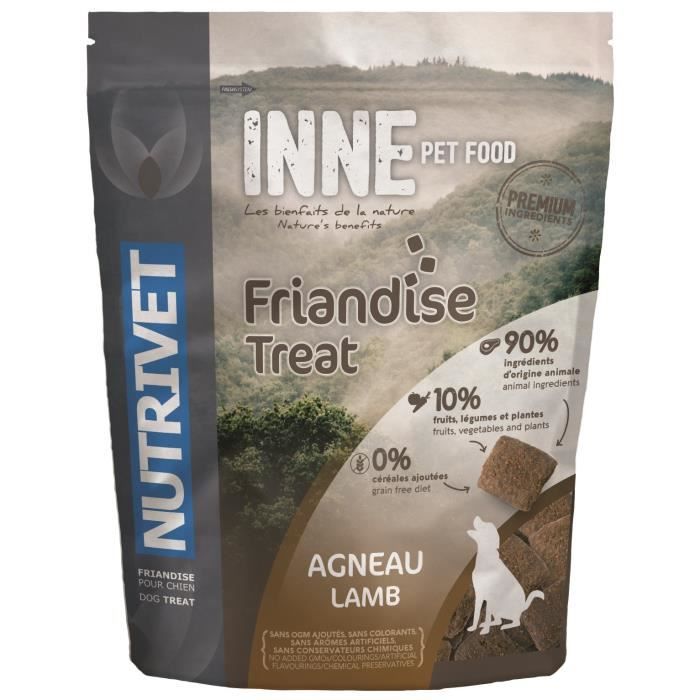 NUTRIVET Snack à l'agneau Inne - Pour chien - 250 g