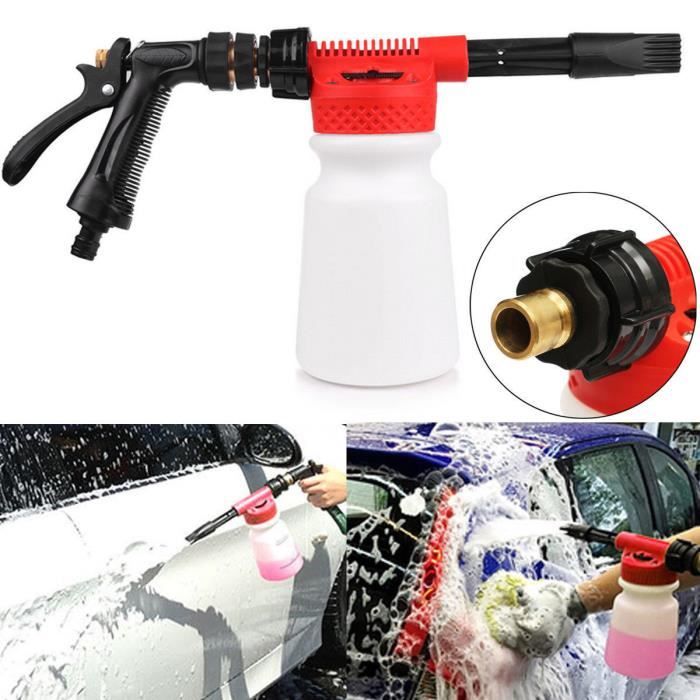 LEMONBEST® Pistolet Canon À Mousse 900Ml De Nettoyage Voiture