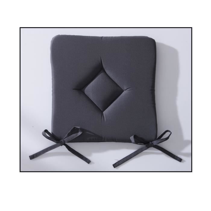 Galette de chaise 40x40 cm canon de fusil