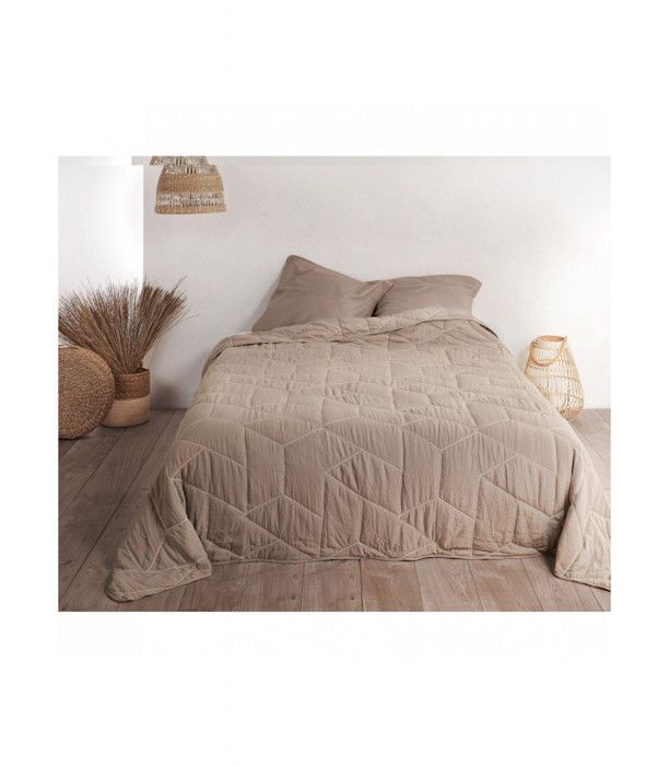 Couvre-lit Calisson - Beige - 250x260