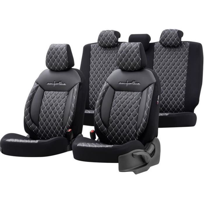 otoM set de coussins de siège Comfortline Vip 8 mm textile gris 11 pcs