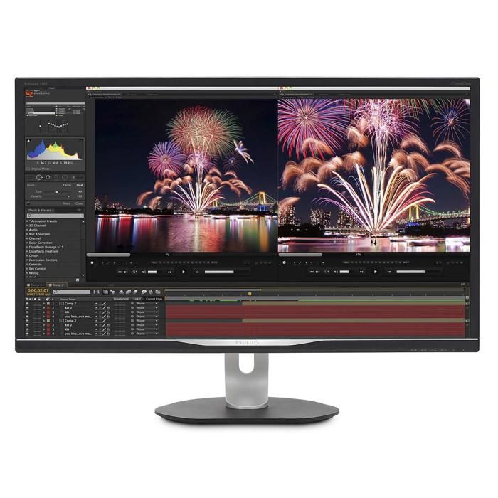 PHILIPS Écran LED Brilliance P-line 328P6AUBREB - 32- (31.5- visualisable) - 2560 x 1440 QHD IPS 450 cd-m² 1200:1 4 ms HDMI, VGA,…