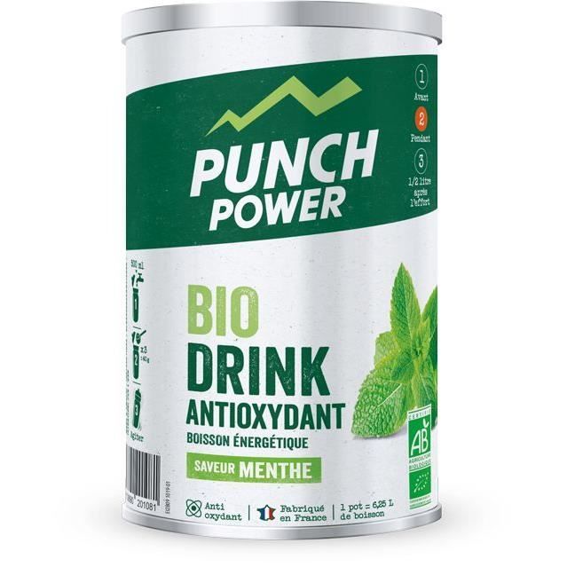 PUNCH POWER BIODRINK MENTHE ANTIOXYDANT - POT 500 G
