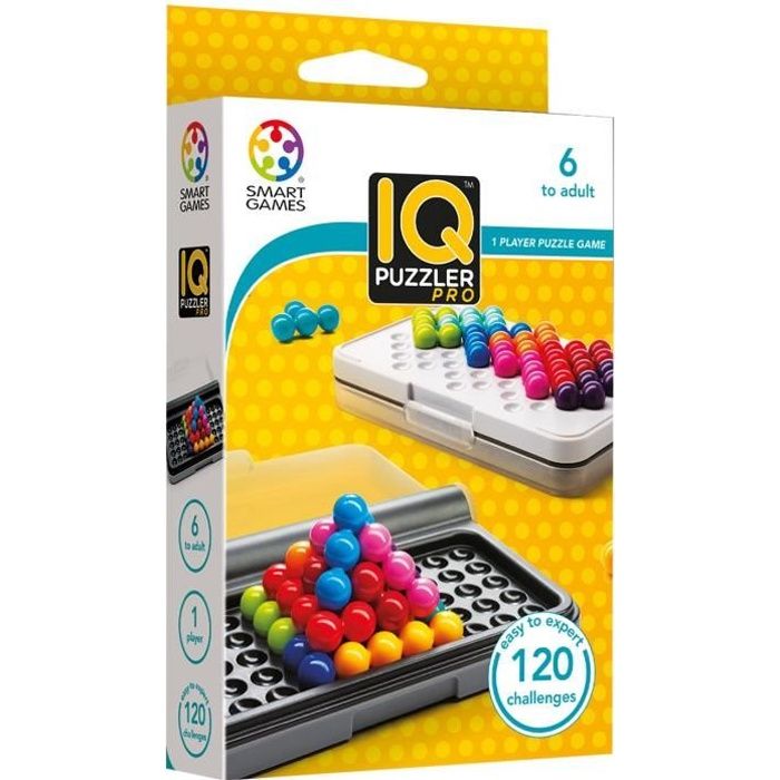 Smart Games Smartgames - Sg 455 - Iq Puzzler Pro - Jeu De Réflexion De Logique Et De Déduction UBUU2