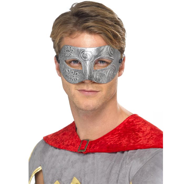 Masque métal guerrier Taille Unique