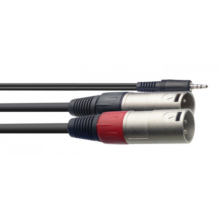 Câble Y, mini jack-XLR (m-m), 3 m
