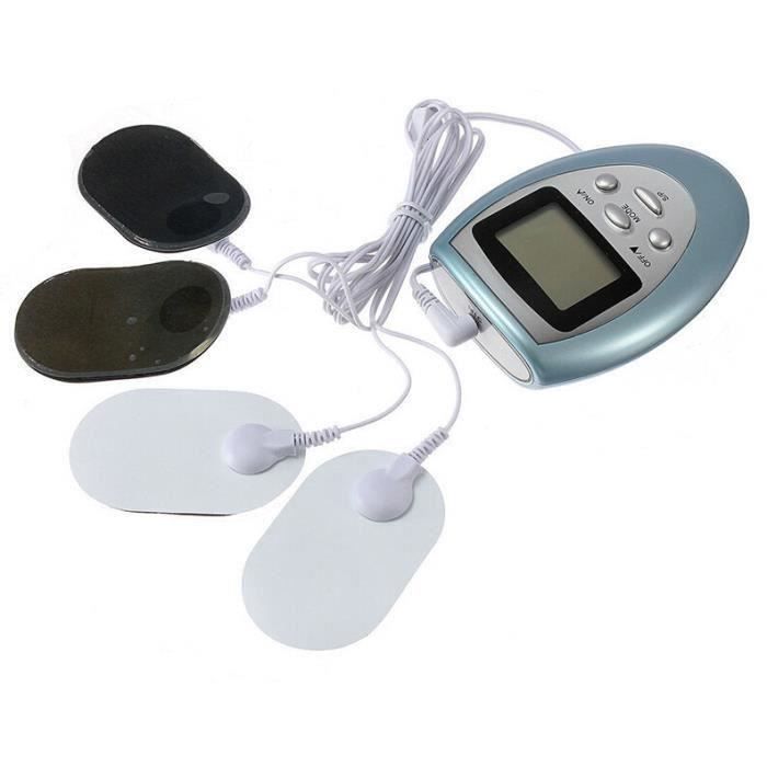 Coffret Electrostimulation Musculation Minceur Anti-Cellulite 4 Pads Massager Slimming Slim Pulse Muscle Relax Fat Burner