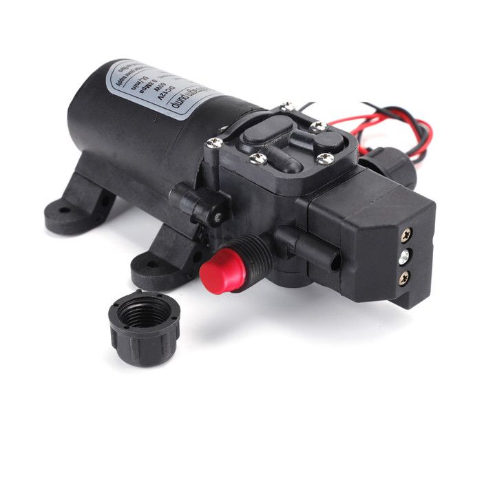 Pompe à Eau Auto-amorçante 12V - Haute Pression 0,9 MPa - Idéale Pour Usage Mobile Et Fixe - 8