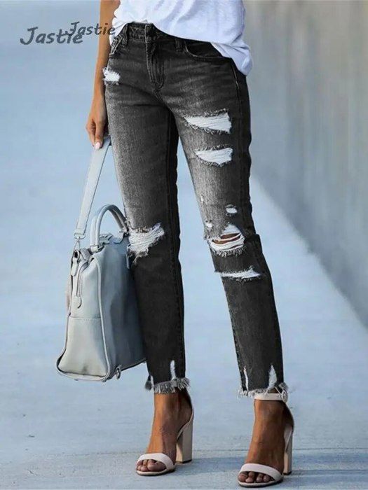 Pantalon Crayon Femme Stretch Moulant Bleu - Taille S Élastiquée, 2 Poches Arrière - Neuf Avec Étiquettes