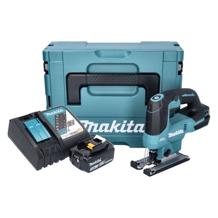 Makita DJV184RF1J Scie sauteuse sans fil 18V Brushless + 1x Batterie 3 0Ah + Chargeur + Coffret Makpac - vue 2