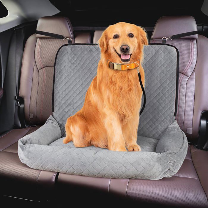 Siège Auto pour Chien - TODECO - 80x55x20 cm - Confortable - Antidérapant - Multifonctionnel