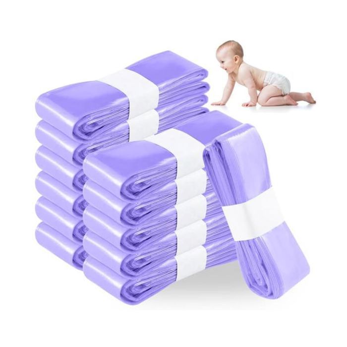 Lot De 15 Recharges Pour Poubelle à Couches - Grande Capacité Anti-odeurs, Compatible Avec La Plupart Des Marques
