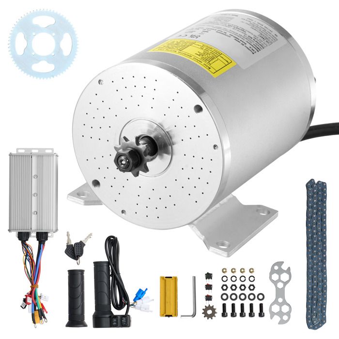 VEVOR Kit de moteur électrique sans balais, 500 W, moteur électrique CC