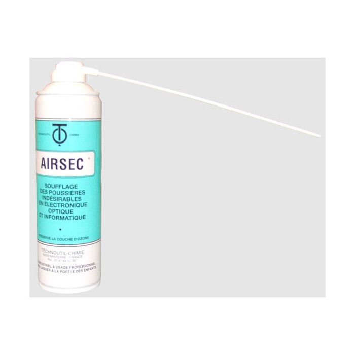 Aerosol gaz depoussierant airsec 600ml spray dépoussiérage anti ...