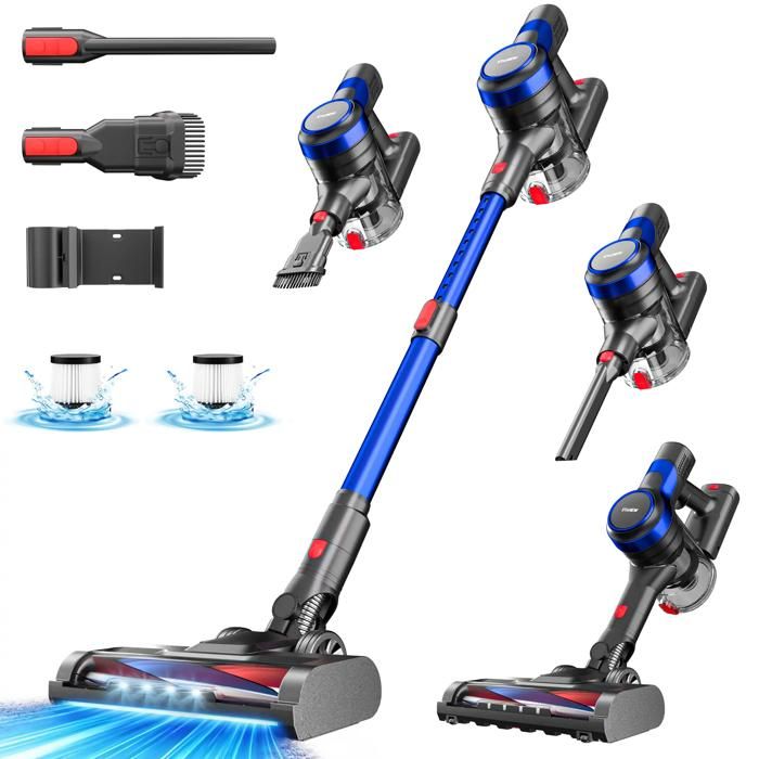 STANEW Aspirateur Balai sans Fil, 33Kpa, 320W, Noir | Leroy Merlin