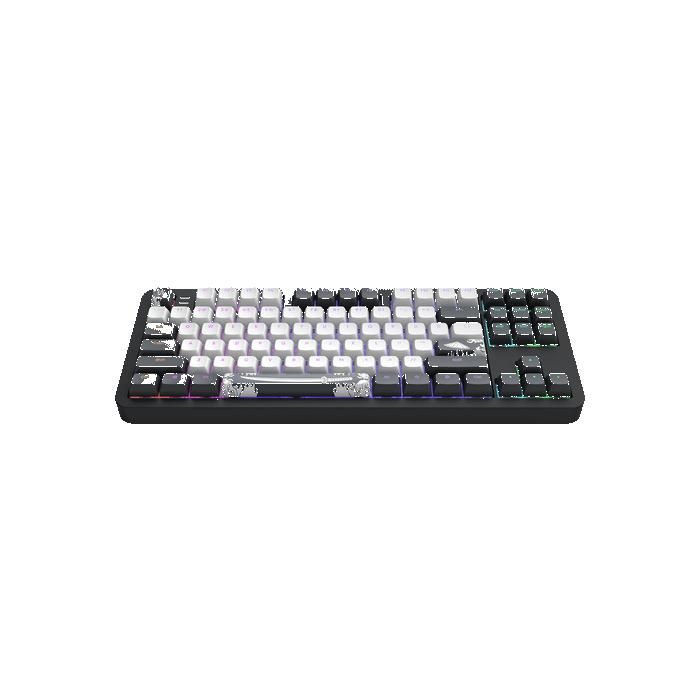 Clavier mécanique gaming (TKL) - DARK PROJECT - ALU87 BUSHIDO - ANSI (US) - Hotswap USB Type-C - RGB 167M