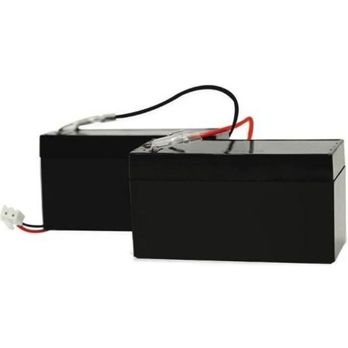 SCS SENTINEL Kit de 2 batteries de secours 1,2 AH pour motorisation