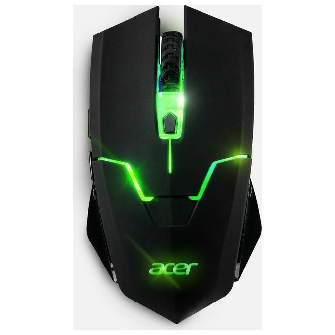 Acer Gaming STARK GM1200 ABS recouvert de Caoutchouc LED 6 Boutons 6400 dpi 66 IPS câble recouvert de