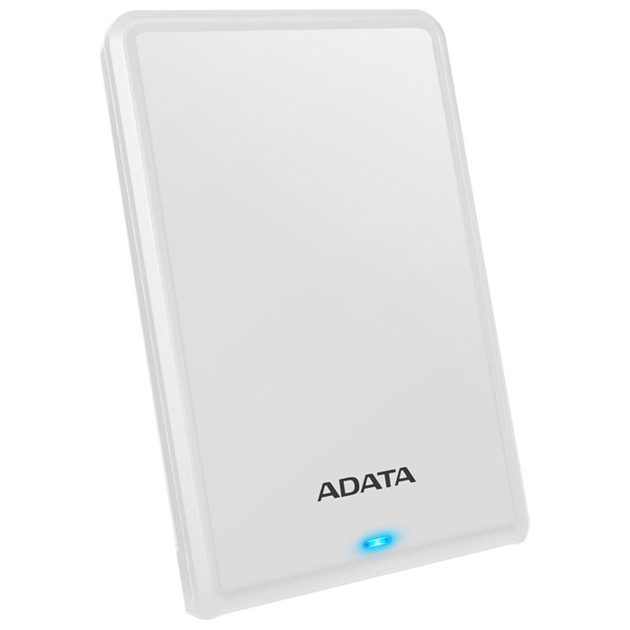 Disque dur externe ADATA 2 To HV620S Slim - USB 3.1 - Blanc
