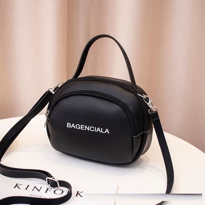 Sac Bandoulière Peluche Chat Mignon - Mini Sac Portable Chat Noir & Blanc, Oreilles & Queue Réalistes
