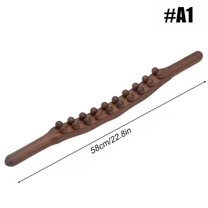 1 Pièces-type 5-Outil De Drainage Lymphatique, Outils De Massage De Thérapie En Bois