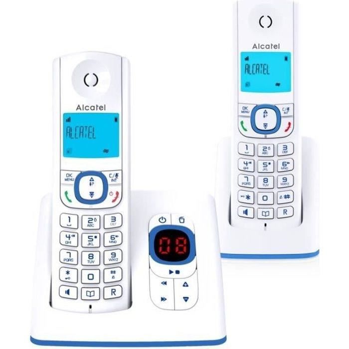Alcatel Classic F530 Voice Duo Téléphone sans fil système de répondeur avec ID d'appelant DECT + combiné supplémentaire - vue 3