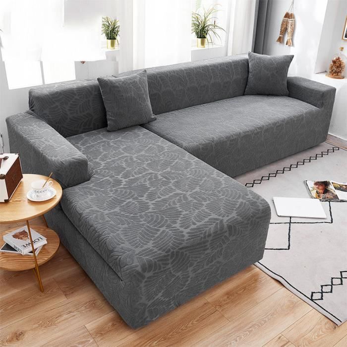 KYJSW 1 housse de canapé très extensible, en velours de couleur pure