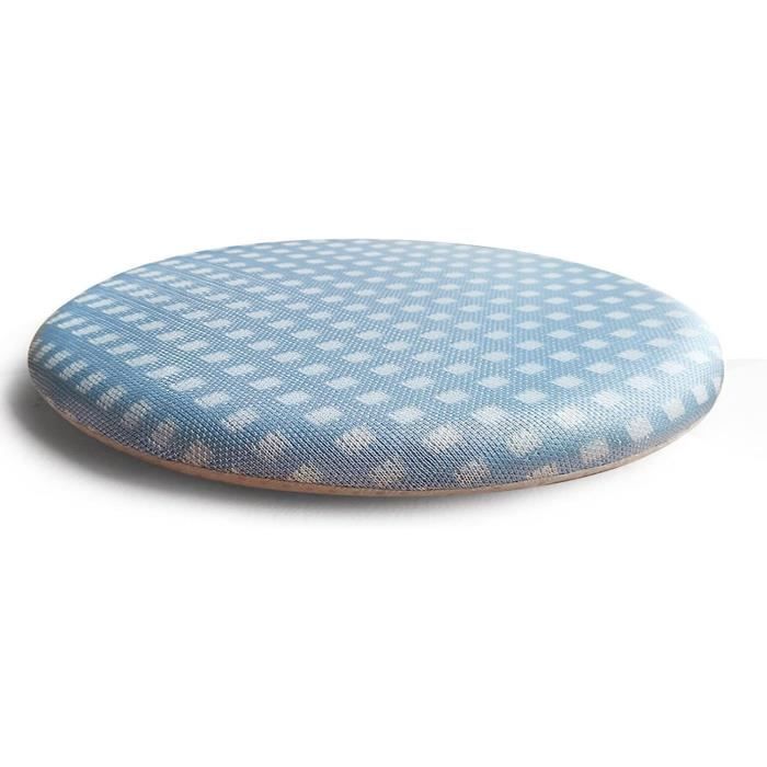 Coussins De Siège Ronds 30x30/40x40cm - Housse Flanelle Antidérapante Pour Chaise Jardin/Intérieur - Multicolor